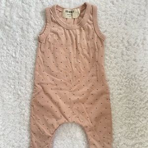 Go Gently Nation Kids Tan Romper // Baby Romper